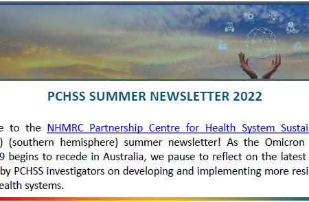 PCHSS Summer Newsletter 2022